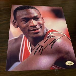- Michael Jordan autographed 8x10 photo